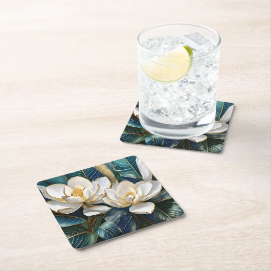 サザンマグノリアアート スクエアペーパーコースター (インサイチュ)