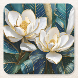 サザンマグノリアアート スクエアペーパーコースター