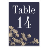 サザンマグノリアス&ミッドナイトブルー結婚ズ テーブルナンバー (裏面)