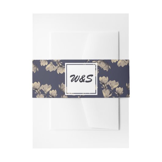 サザンマグノリアス&ミッドナイトブルー結婚ズ 招待状ベリーバンド (正面例)