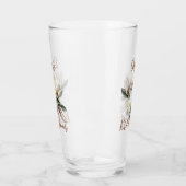 サザンマグノリアフラワーズカスタムブライダルシャワー タンブラーグラス (左)