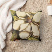 サザンマグノリアブロッサムヴィンテージ クッション (ブランケット)