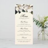 サザンマグノリア植物学結婚のメニューカード メニュー (スタンド正面)