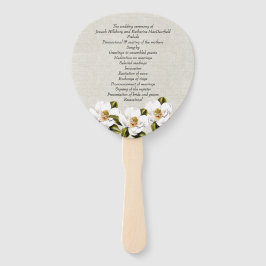 サザンマグノリア結婚式 プログラムファン ハンドファン