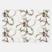 サザンマグノリア花パターン（の模様が）あるすべての行事 ラッピングペーパーシート (正面)