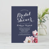 サザンマグノリア ブライダルシャワー ミッドナイトブルー 招待状 (スタンド正面)