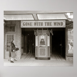 サザンムービーハウス、1940年。ヴィンテージ写真 ポスター