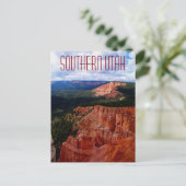 サザンユタハガキブライスキャニオンシオン近く ポストカード (スタンド正面)