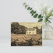 サザンルーラルランドスケー素朴コロニアルファームハウス ポストカード (スタンド正面)