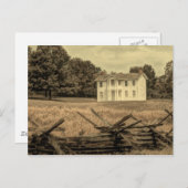 サザンルーラルランドスケー素朴コロニアルファームハウス ポストカード (正面/裏面)