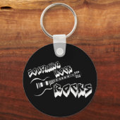 サザンロック音楽 キーホルダー (正面)