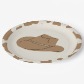 サザンロデオニュートラルカウボーイ誕生日 ペーパープレート (アングル)