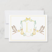 サザン名門私立校風のイエローストークサンキューカード サンキューカード (正面)