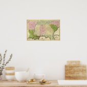 サザン州オルニーマップ ポスター (キッチン)