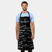 サザン料理エプロン エプロン (着用した状態)