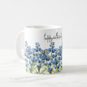 サザン春ブルーボネット コーヒーマグカップ (正面左)