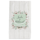 サザン素朴コットン&ウッドファーム結婚式の引き出物 スモールペーパーバッグ (正面)