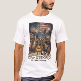サザン・ナイツ 1776 ナッシュビル ギター ウイスキー Tシャツ