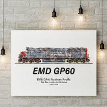 サザン・パシフィック鉄道のEMD GP60ディーゼル機関車