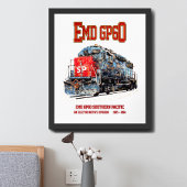サザン・パシフィック鉄道のEMD GP60ディーゼル機関車 ポスター