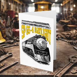 サザン・パシフィック鉄道 GS-4型 4449号 蒸気機関車 (昼行) サンキューカード