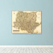 サザーランドシャー キャンバスプリント (インサイチュ (ウッドフロア))