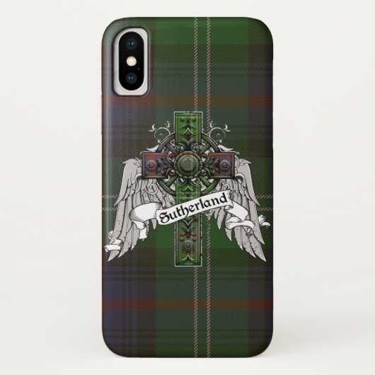 サザーランドタータンチェッククロス Case-Mate iPhoneケース (裏面)