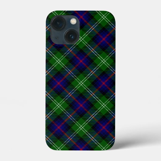 サザーランドタータンチェックブルーグリーンプレイド Case-Mate iPhoneケース (裏面)