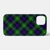 サザーランドタータンチェックブルーグリーンプレイド Case-Mate iPhoneケース (裏面 (横))