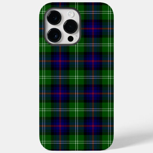 サザーランドタータンチェックブルーグリーンプレイド Case-Mate iPhoneケース (裏面)
