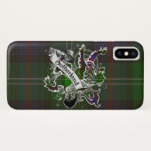 サザーランドタータンチェックライオン Case-Mate iPhoneケース (裏面(横))