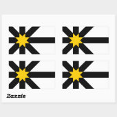 サザーランド国旗 長方形シール (シート)