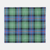 サザーランド旧古代プレイド フリースブランケット (正面(横))