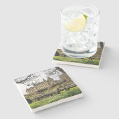 サザーランド・クランのダンロビン城　スコットランド ストーンコースター (横)