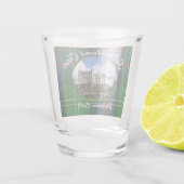 サザーランド・クランタータンチェックダンロビン城写真 ショットグラス (裏面)