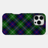 サザーランド タータンチェック ブルー グリーン iPhoneケース (裏面横)