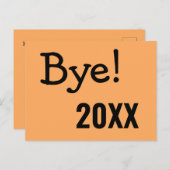 サシおもしろいー・バイ!年末年始の動きのお知らせ ポストカード (正面/裏面)