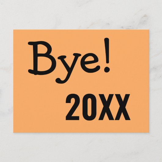 サシおもしろいー・バイ!年末年始の動きのお知らせ ポストカード (正面)