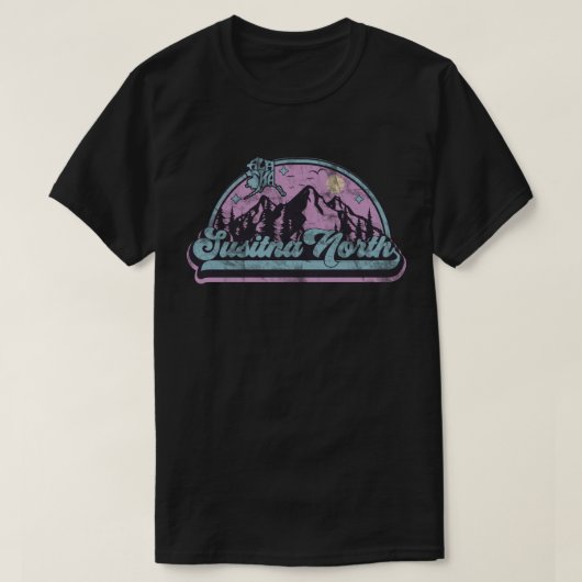 サシトナノース、アラスカ Tシャツ (デザイン正面)