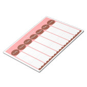 サシンプルンデーからサタデー週刊プランナー ノートパッド (アングル)