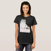 サシーシーズー（犬）Tzu Tシャツ (正面フル)