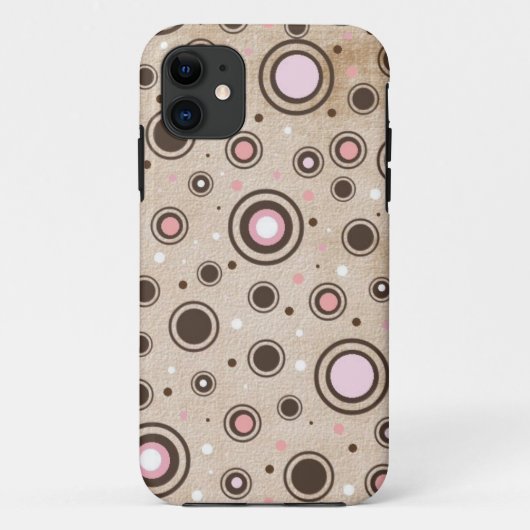 サシー水玉模様iPhoneケース Case-Mate iPhoneケース (裏面)