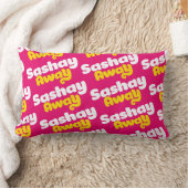 サシ遠くにー。 ランバークッション (ブランケット)