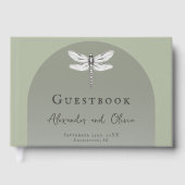 サジグリーン トンボの結婚式 ゲストブック (正面)