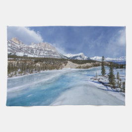 サスカチェワンリバークロッシング キッチンタオル