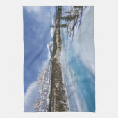 サスカチェワンリバークロッシング キッチンタオル (縦)