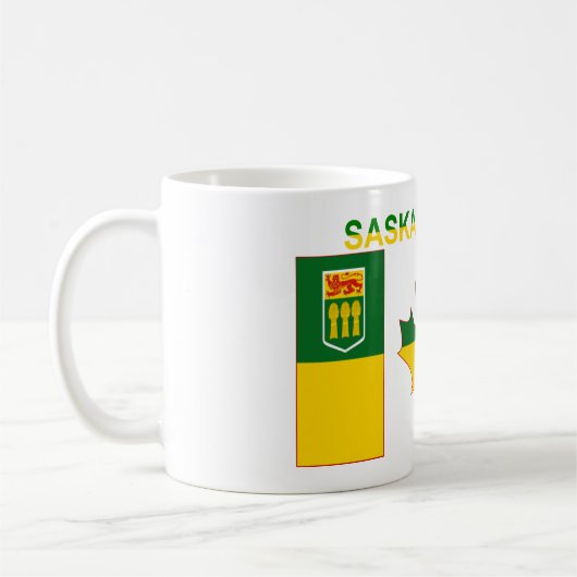 サスカチュワンのコーヒー・マグ コーヒーマグカップ (左)