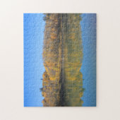 サスカチュワンの北の川-秋 ジグソーパズル (縦)