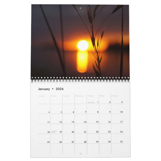 サスカチュワンの景色2015のカレンダー カレンダー (1月 2026)