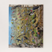 サスカチュワンの裏庭の鳥 ジグソーパズル (縦)